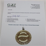 Champion Jacky Cupit's 1966 Cajun Classic 10k Gold Winners Medal