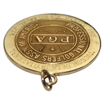 Champion Jacky Cupit's 1964 Tucson Open Invitational 10k Gold Winners Medal