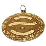 Champion Jacky Cupit's 1964 Tucson Open Invitational 10k Gold Winners Medal