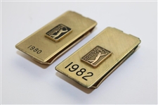 Jacky Cupit's 1980 & 1982 PGA Tour Member Money Clips