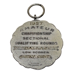 Jacky Cupit's 1957 Amateur Championship Dallas Sectional Low Scorer Sterling Silver Medal
