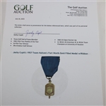 Jacky Cupit's 1957 Medalist Haltom's Fort Worth Gold Filled Medal w/Ribbon