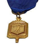 Jacky Cupit's 1957 Team Haltom's Fort Worth Gold Filled Medal w/Ribbon