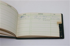 Jacky Cupit's 1967 Masters Tournament Contestant Gift - Address Book w/Jacky Cupit