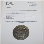 Jacky Cupit's 1980 TPC Opening Day Tournament Players Club Medallion in Original Box