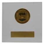 Jacky Cupits 1962 Western Open at Medinah Winner Medal in Lucite Trophy