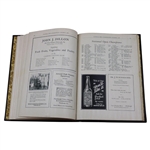 1927 US Open Championship at Oakmont CC Program Hardbound Version - Tommy Armour Winner