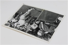 1954 Bobby Jones Composite Original Photo - Early Post-Swing & Later Golf Cart - December 29th
