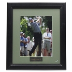Davis Love III Signed Post Swing Photo - Framed w/Nameplate JSA ALOA