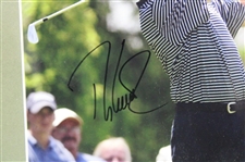 Davis Love III Signed Post Swing Photo - Framed w/Nameplate JSA ALOA