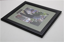 Davis Love III Signed Post Swing Photo - Framed w/Nameplate JSA ALOA