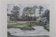 Davis Love III Signed AP 'The 13th Hole' 1991 MCI Heritage Classic - Framed JSA ALOA