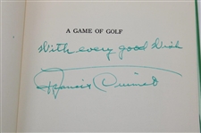 Francis Ouimet Signed 1963 'A Game of Golf' Anniversary Printing Book JSA ALOA