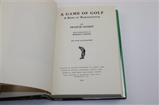 Francis Ouimet Signed 1963 'A Game of Golf' Anniversary Printing Book JSA ALOA