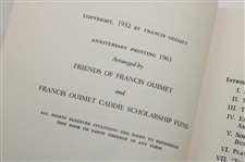 Francis Ouimet Signed 1963 'A Game of Golf' Anniversary Printing Book JSA ALOA