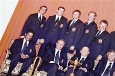 Casper, Brewer, Burke & Blancos Signed 1973 Ryder Cup Photo JSA ALOA