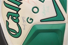 Ochoa, McGann, Pressel & other LPGA Stars Signed Callaway Masters Tour Bag JSA ALOA