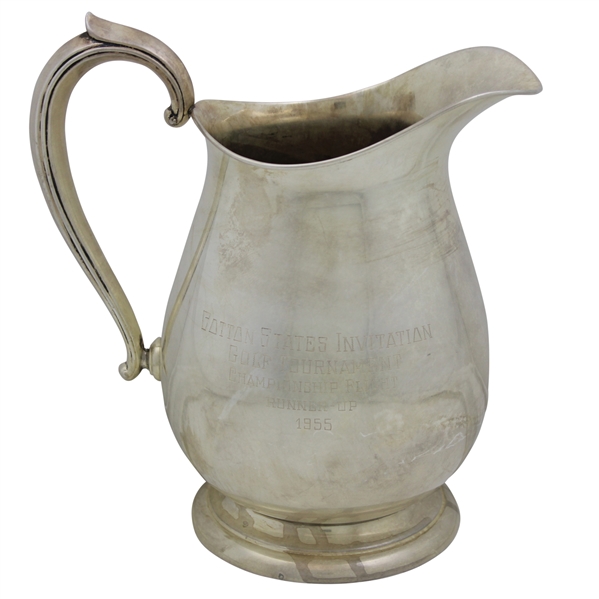 Jacky Cupits 1955 Cotton State Inv. Golf Tournament Championship Sterling Silver Flight Trophy