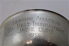 Jacky Cupit's 1956 Oil Belt Tournament Leading Amateur Sterling Silver Trophy Bowl
