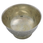 Jacky Cupit's 1956 Oil Belt Tournament Leading Amateur Sterling Silver Trophy Bowl