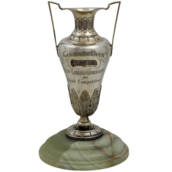 Jacky Cupits 1961 Canadian Open Golf Championship Winners Sterling Silver Trophy