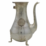 Jacky Cupits 1960 New Orleans Country Club Invitation Tournament 3Rd Low Medal Teapot Trophy