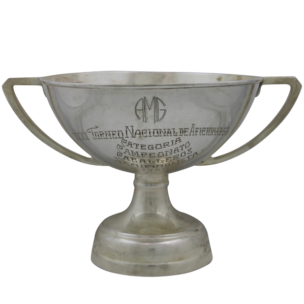 Jacy Cupits 1957 Amg Torneo Nacional De Aficianados Catagoria Campeonato Caballeros Semifinalista Trophy