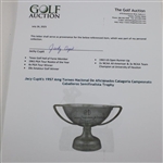 Jacy Cupit's 1957 Amg Torneo Nacional De Aficianados Catagoria Campeonato Caballeros Semifinalista Trophy