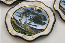 Jacky Cupit's Four (4) 1963 Bing Crosby National Pro-Am Dishes