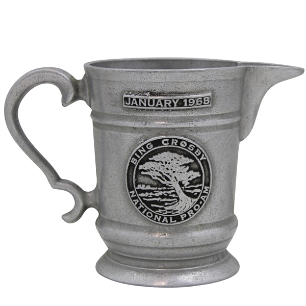 Jacky Cupits 1968 Bing Crosby National Pro-Am Pewter Jack Daniels Cup