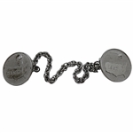 Jacky Cupits 1962 Masters Tournament Sterling Silver Cufflinks on Chain