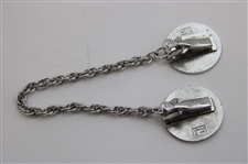 Jacky Cupit's 1962 Masters Tournament Sterling Silver Cufflinks on Chain