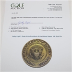 Jacky Cupit's 'Seal of the President of the United States' 10k Gold Pin
