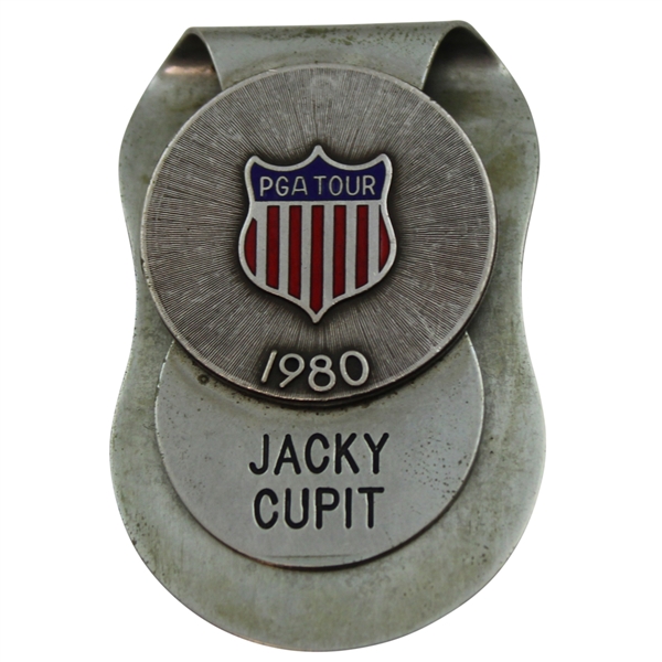 Jacky Cupits 1980 PGA Tour Shield Money Clip/Badge