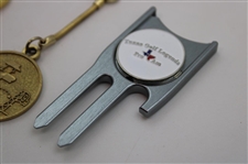 Various Keychains, Divot Tools & Money Clips from the Collection of Jacky Cupit