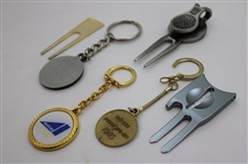 Various Keychains, Divot Tools & Money Clips from the Collection of Jacky Cupit
