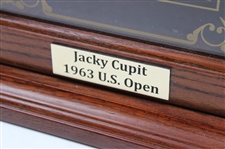 Jacky Cupit Gifted Walnut Bulova Westminster Chiming Clock for 1963 US Open Runner-Up Finish