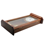 Jacky Cupit Gifted Walnut Bulova Westminster Chiming Clock for 1963 US Open Runner-Up Finish