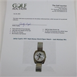 Jacky Cupit's 1971 Walt Disney World Open Watch - Jack Nicklaus Win