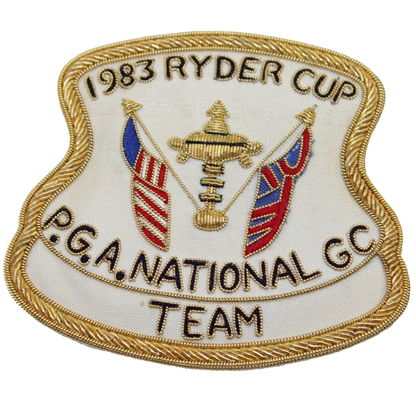 1983 Ryder Cup at PGA National Commemorative Bullion Coat Crest