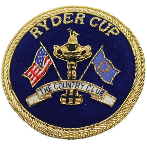 1999 Ryder Cup The Country Club Commemorative Bullion Coat Crest