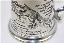 Pebble Beach Golf Links Course Layout/Scorecard Pewter Golf Tankard - Made in England