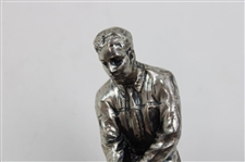 Vintage Bobby Jones Silvered Metal Putting Statue by Weidlich Brothers WB