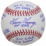 MLB HOF Pitcher Goose Gossage Signed Rawlings Official Baseballs w/Full Stats Inscriptions JSA ALOA