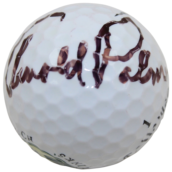 Arnold Palmer Signed Pebble Beach Logo Golf Ball JSA ALOA