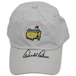 Arnold Palmer Signed Masters Logo White Hat JSA ALOA