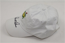 Arnold Palmer Signed Masters Logo White Hat JSA ALOA