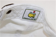 Arnold Palmer Signed Masters Logo White Hat JSA ALOA