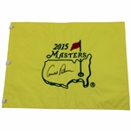 Arnold Palmer Signed 2015 Masters Tournament Embroidered Flag JSA ALOA