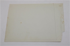 Bobby Jones Signed Album Page Circa 1935 JSA ALOA